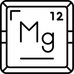 Magnesium Icon - obrazy, fototapety, plakaty