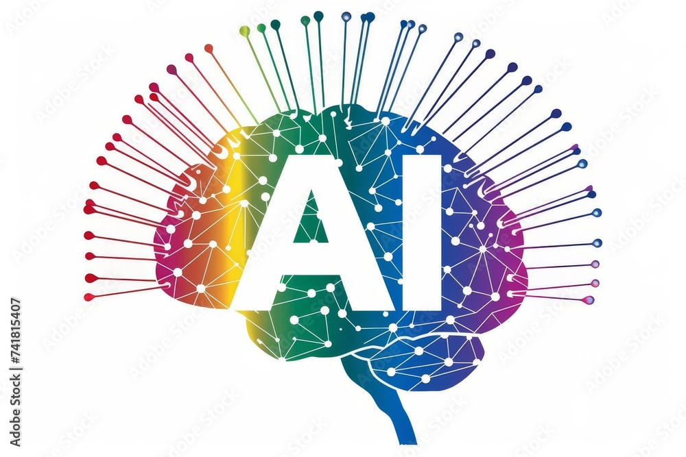 Poster ai brain chip fatigue. artificial intelligence structural connectivity mind executive control networ