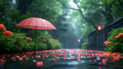 Rainy background