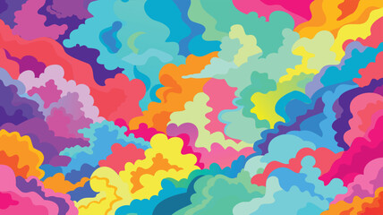 abstract colorful background with watercolor splashes