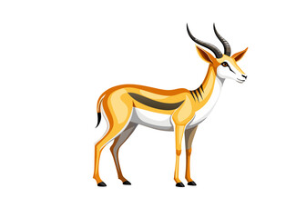 Springbok Deer isolated