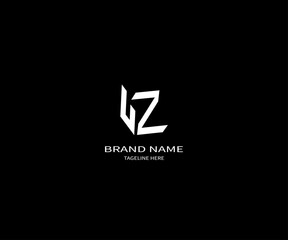 LZ letter logo Design. Unique attractive creative modern initial LZ initial based letter icon logo - obrazy, fototapety, plakaty