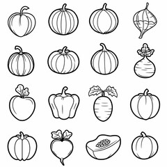illustration of a coloring page