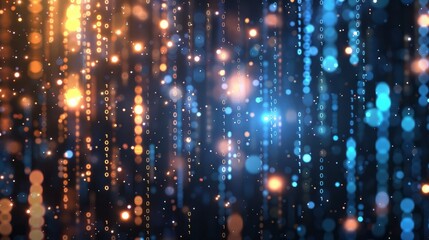 Obraz premium digital news studio background, featuring modern graphical elements that evoke a global newsroom atmosphere