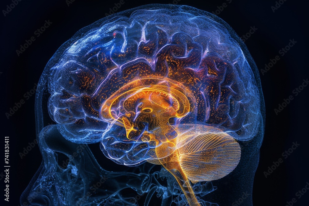 Poster ai brain chip information management. artificial intelligence neurotransmitter mind root cause analy