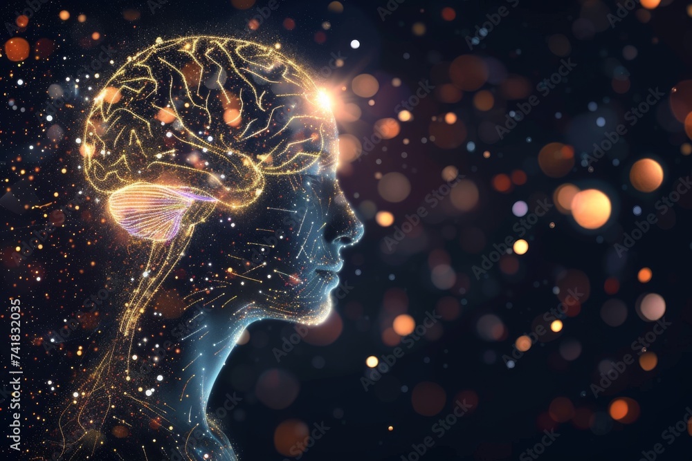 Poster ai brain chip bipolar neurons. artificial intelligence platform as a service mind genetic programmin