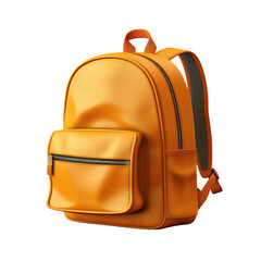 school bag isolated on a transparent background