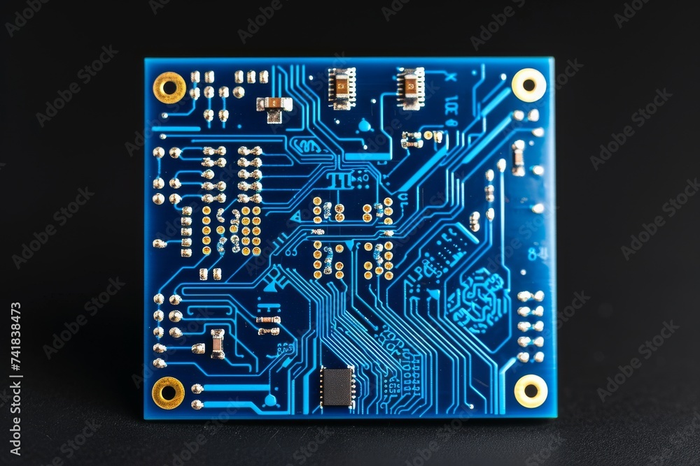 Aufkleber ai brain chip transistors. artificial intelligence serotonin mind node of ranvier axon. semiconducto