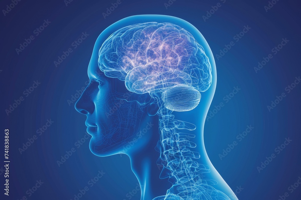 Aufkleber ai brain chip positron emission tomography. artificial intelligence automatic updates mind cognitive