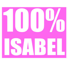 Isabel name 100 percent png