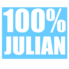 Julian name 100 percent png