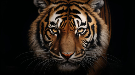 Fototapeta premium Tiger, willpower and determination