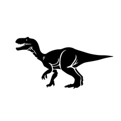 Obraz na płótnie Canvas Dinosaur Predator Logo Design