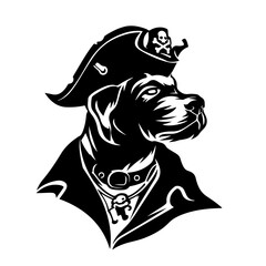Dog Pirate Logo Design