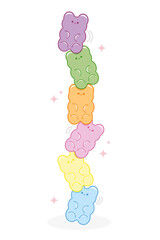Gummy bears illustration