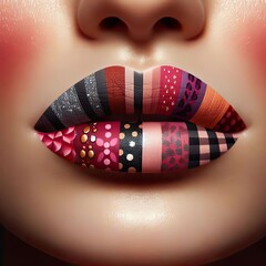 lips and lipstick