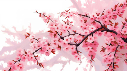 Obraz premium 春の桜の美しいイメージ素材