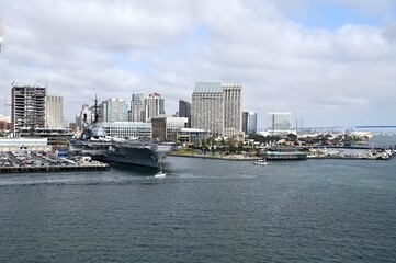 San Diego skyline seen from the water