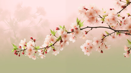 Obraz premium 春の桜の美しいイメージ素材
