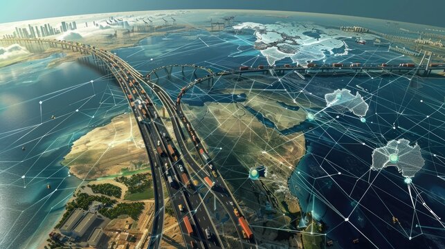 the transportation group's worldwide planning efforts, showcasing the collection of transportation data and information from diverse countries.