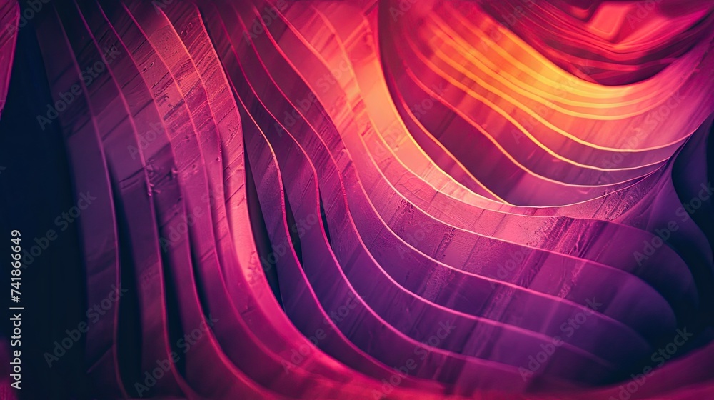 Poster an abstract background, highlighting intricate patterns and vibrant colors that draw the viewer's at