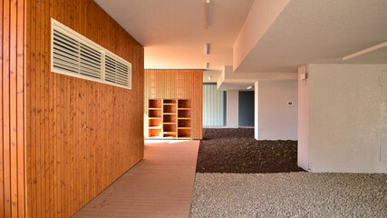 Ground floor of a modern residential building.