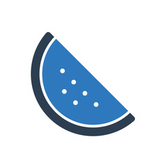Watermelon Icon Sign Symbol Vector