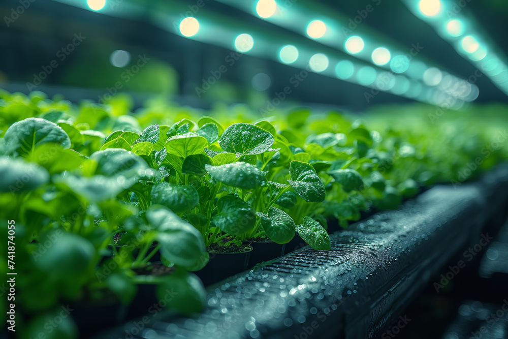 Poster hydroponics specialists creating advanced nutrient delivery systems for soil-less cultivation, optim