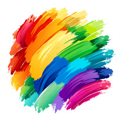 Watercolour paint strokes
