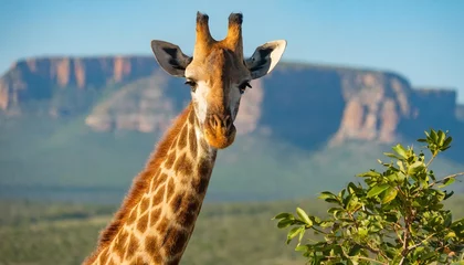 Deurstickers giraffe south africa © Richard