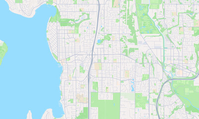 Kirkland Washington Map, Detailed Map of Kirkland Washington