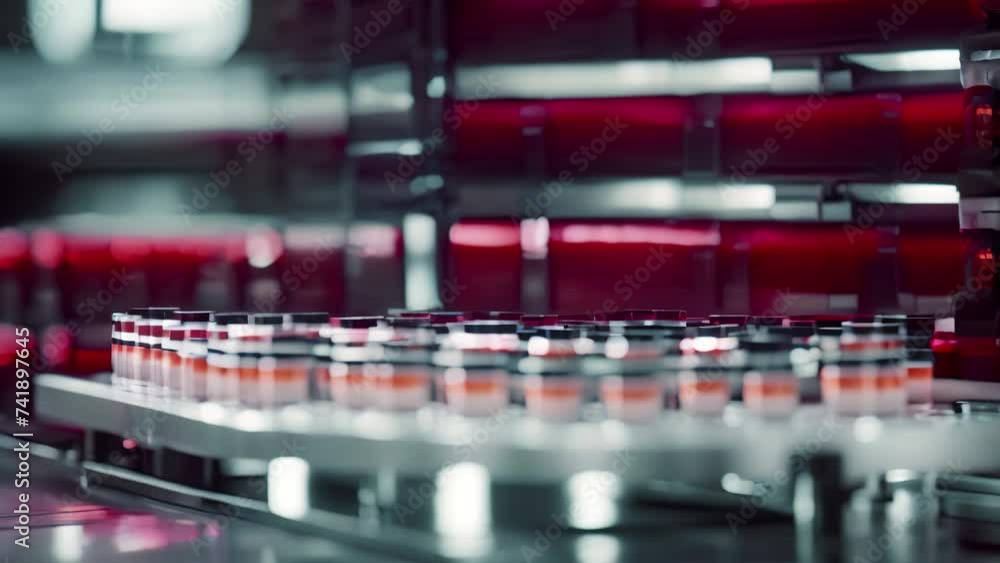Poster a row of test tubes is neatly arranged on top of a table in a laboratory setting, dna sequencing pro