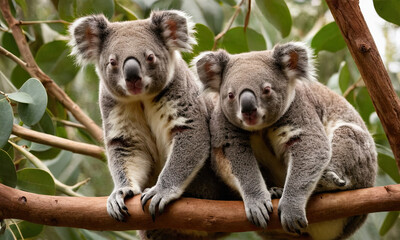 Obraz premium koala in tree