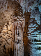 The cave Postojna Cave in Slovenia - 741905253