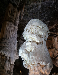 The cave Postojna Cave in Slovenia - 741905267
