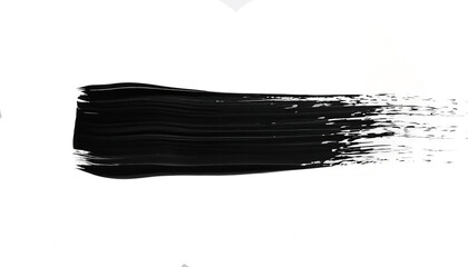 Set of black hand drawn scribble line brush strokes isolated on transparent background png