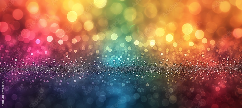 Aufkleber enchanting mystical abstract colorful background on a dark backdrop for creative design projects