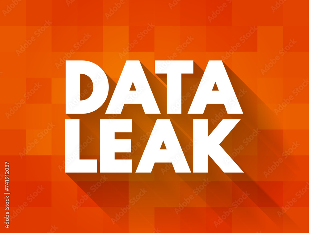 Poster data leak - release of sensitive, confidential or protected data to an untrusted environment, text c