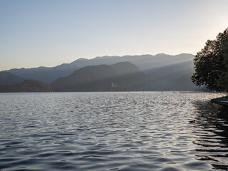 Landscape of Lake Bled  in Slovenia - 741912897