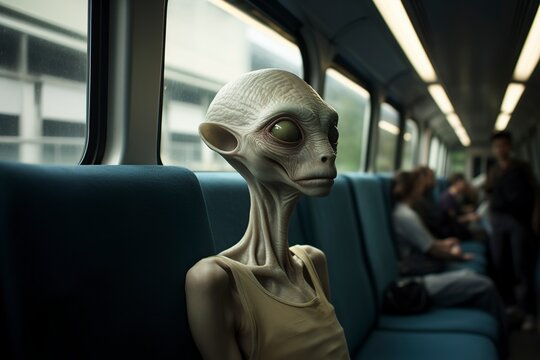 strange alien that is very light
