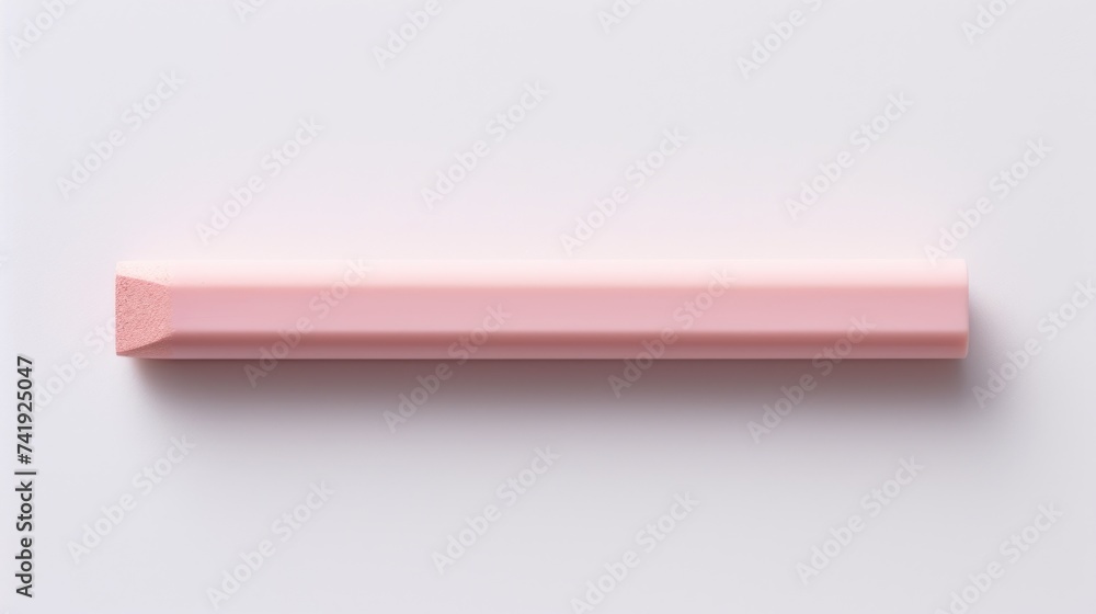 Leinwandbilder a single eraser centered on a clean white surface generative ai