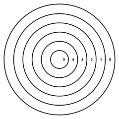 Target. Editable Stroke. Stock Vector Illustration