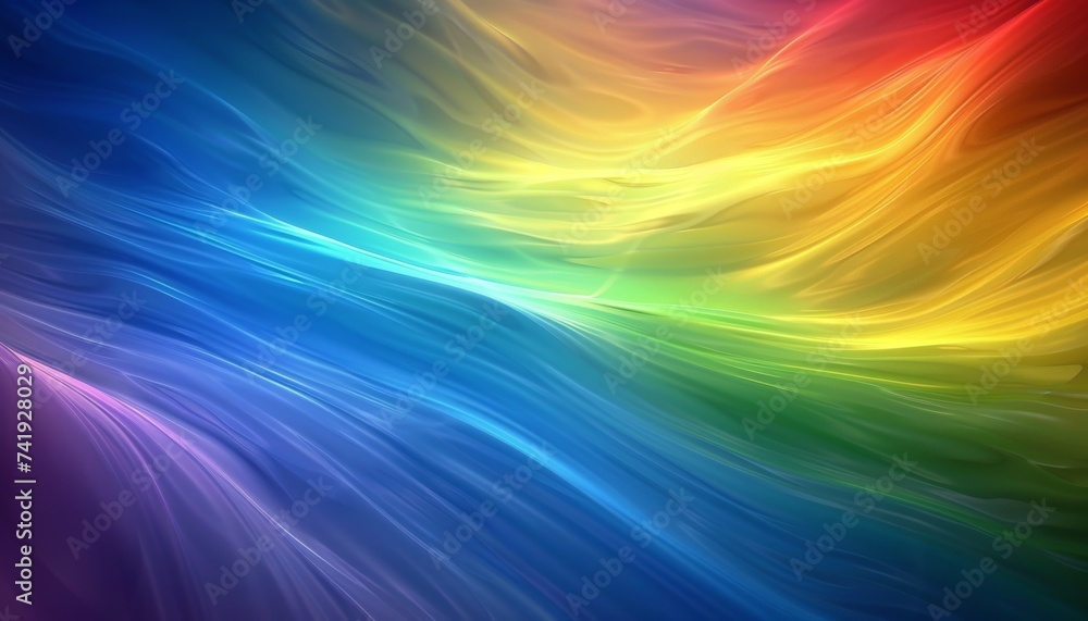 Aufkleber vibrant rainbow colorful wave abstract background for design projects and artistic concepts