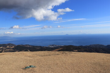 稲取細野高原すすき野原、三筋山