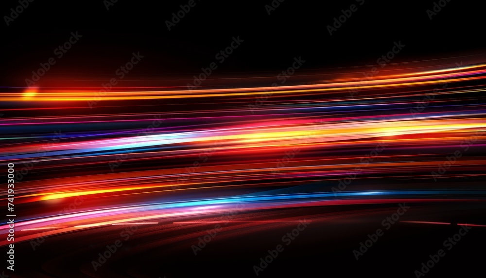 Wall mural futuristic blue light rays speed motion stripe design for energy tech wallpaper and banner