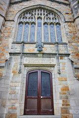 Gothic Entrance at University of Michigan Law Quad