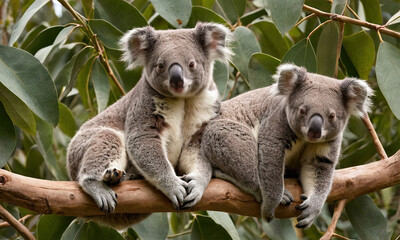 Obraz premium koala in tree