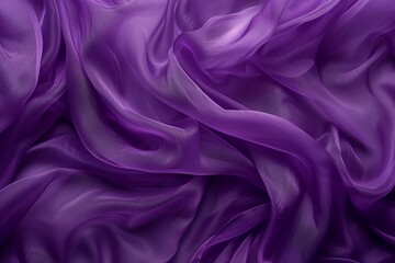 Obraz premium purple wavy satin background