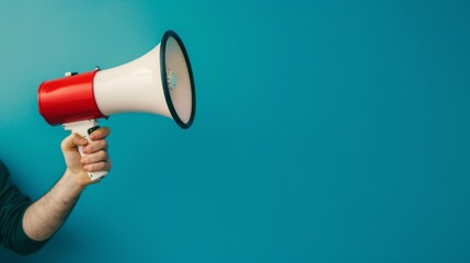 Amplify your voice and be heard with the powerful combination of electronics and a loudspeaker megaphone