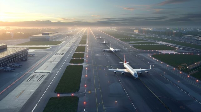 airport runway generative ai